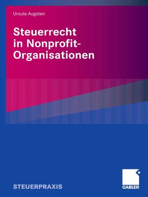 cover image of Steuerrecht in Nonprofit-Organisationen